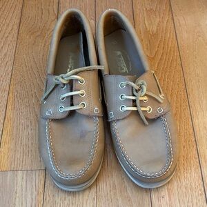Men's Brown Leather Boat Shoes